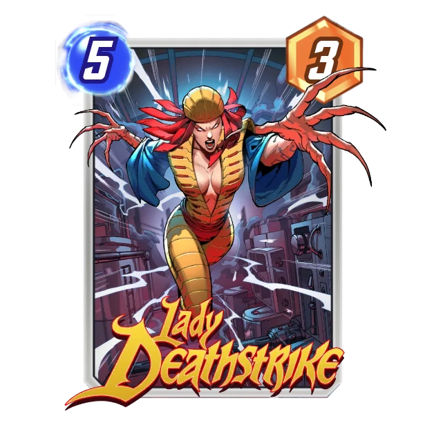 Marvel Snap: Lady Deathstrike Variants
